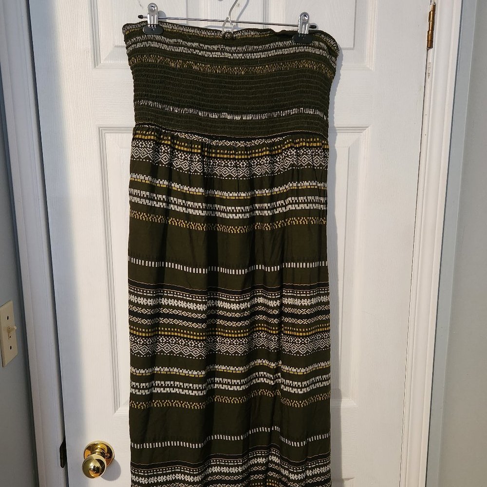 George Sleeveless Patterned Maxi Sundress 2x